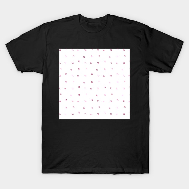 Hot Pink Happy Valentine's Dots T-Shirt by greenoriginals